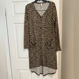 MTS Maxi hi/lo button up cardigan size L